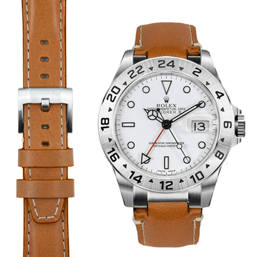 Rolex explorer ii clearance leather