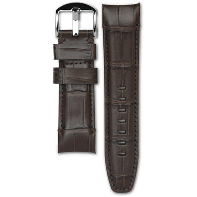 panerai brown alligator leather watch strap