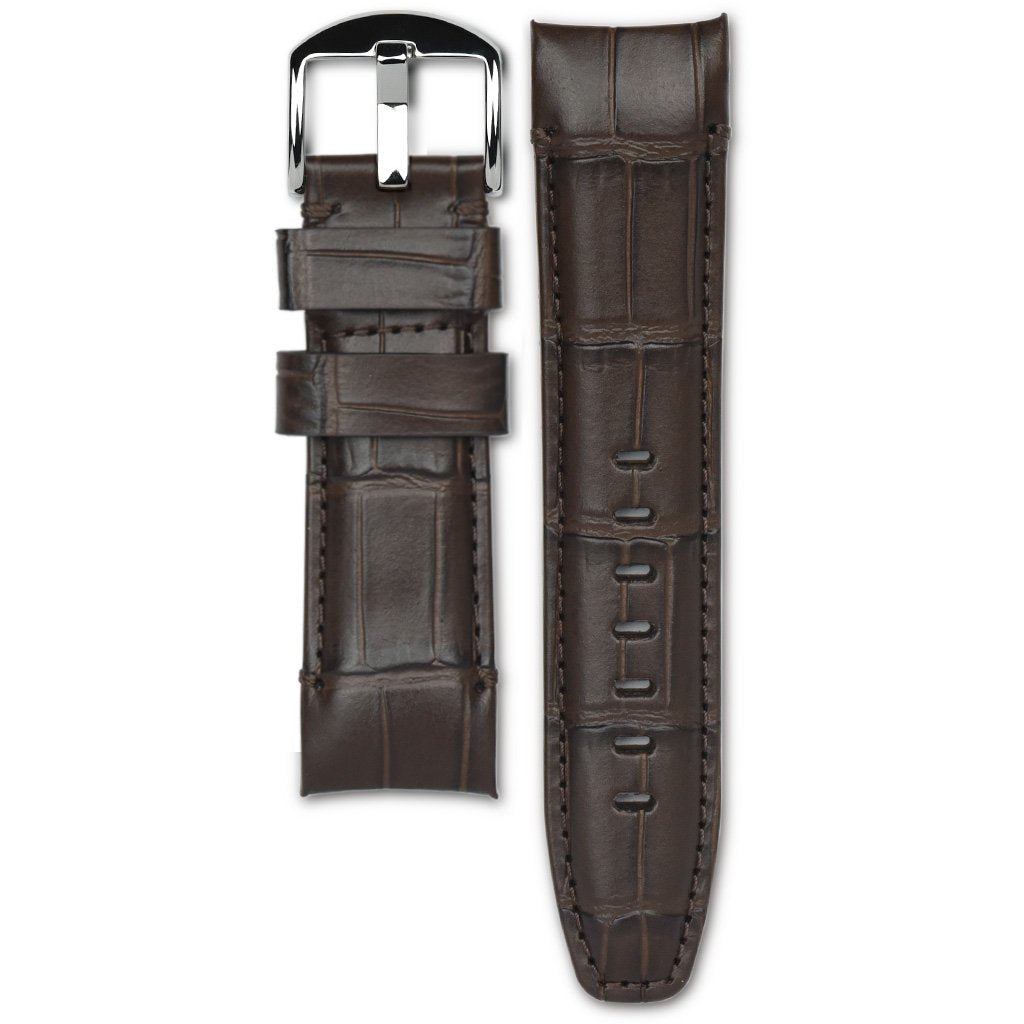 Curved End Leather Strap for Panerai Luminor Submersible Everest Bands